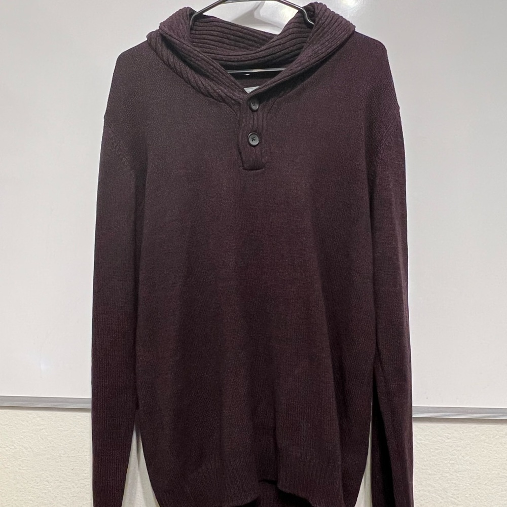 Method Mens Sweater Color: Maroon Size: Large.